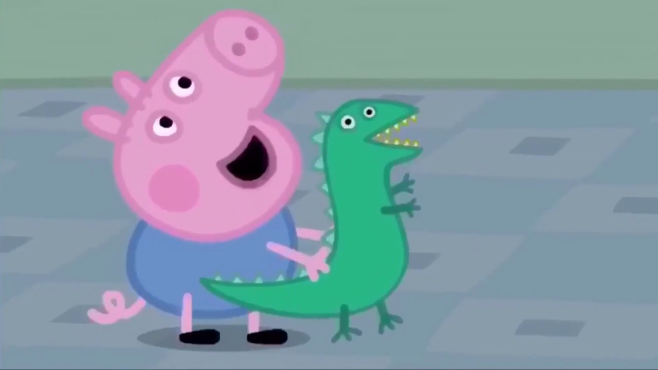 George and his pet dinosaur - Peppa Pig